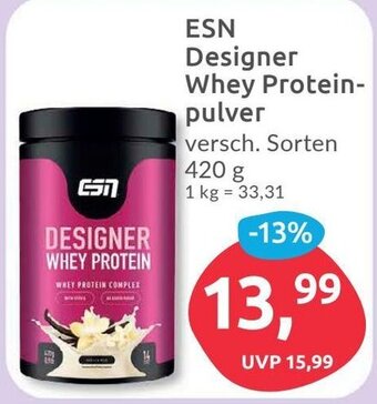 Budni ESN Designer Whey Proteinpulver 420g Angebot