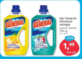 Budni Der General Allzweckreiniger versch. Sorten 750ml Angebot