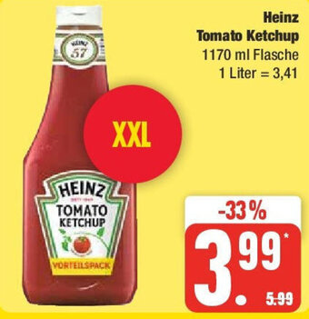 Marktkauf Heinz Tomato Ketchup 1170 ml Flasche Angebot