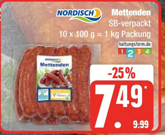Marktkauf NORDISCH Mettenden 1kg Angebot