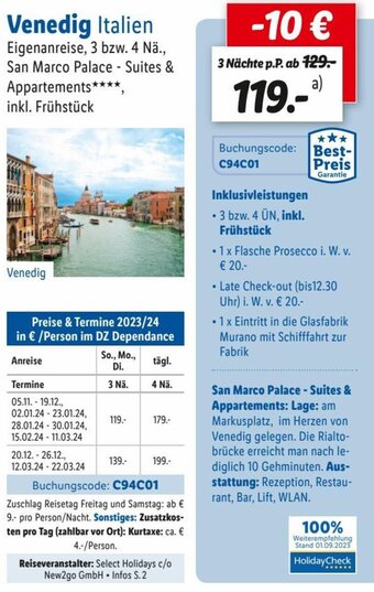 Lidl Venedig Italien Angebot