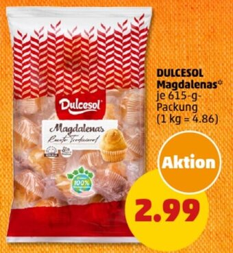 PENNY DULCESOL Magdalenas 615 g Packung Angebot