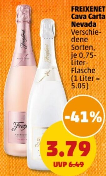 PENNY FREIXENET Cava Carta Nevada 0,75 Liter Flasche Angebot