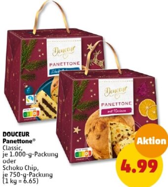 PENNY DOUCEUR Panettone 1000/750 g Packung Angebot