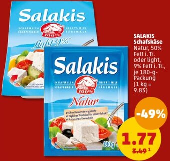 PENNY SALAKIS Schafskäse 180 g Packung Angebot