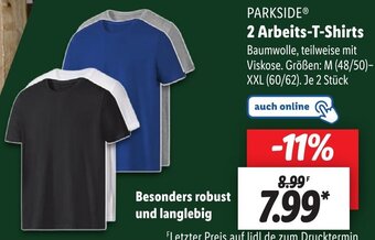 Lidl PARKSIDE 2 Arbeits T-Shirts Angebot