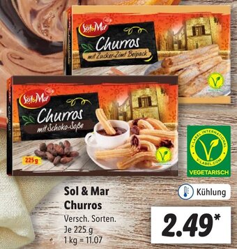 Lidl Sol & Mar Churros 225 g Angebot