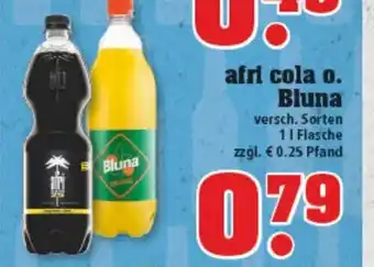 trinkgut Afri Cola o. Bluna 1L Angebot