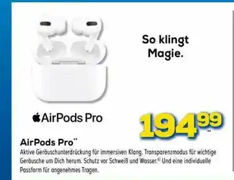 Euronics XXL Airpods Pro Angebot