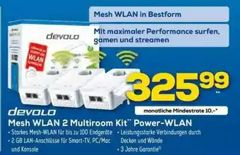 Euronics XXL Devolo Mesh Wland 2 Multiroom Kit Power-wlan Angebot