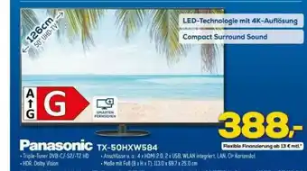 Euronics XXL Panasonic Tx-50hxw584 Angebot