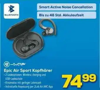 Euronics XXL Jlab Epic Air Sport Kopfhörer Angebot