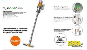 Euronics XXL Dyson V12 Slim Akku-stielsauger Angebot