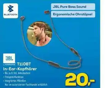 Euronics XXL Jbl T110bt In-ear Kopfhörer Angebot