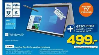 Euronics XXL Lenovo Ideapad Flex 5i Convertible Notebook Angebot