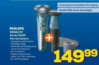 Euronics XXL Philips S5584.57 Series 5000 Herrenrasierer Angebot