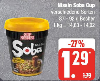 Marktkauf Nissin Soba Cup 87-92g Angebot