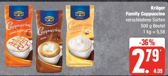 Marktkauf Krüger Family Cappuccino 500 g Angebot