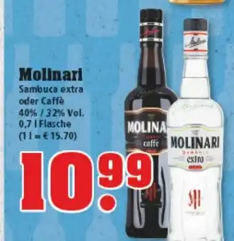 trinkgut Molinari Sambuca extra Caffè 0,7L Angebot