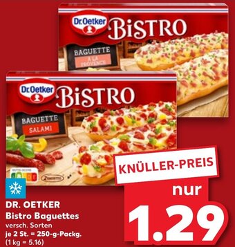 Kaufland DR. OETKER Bistro Baguettes 250 g Packg. Angebot