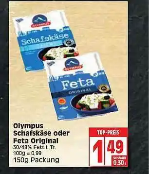 Edeka Olympus Schafskäse Oder Feta Original Angebot