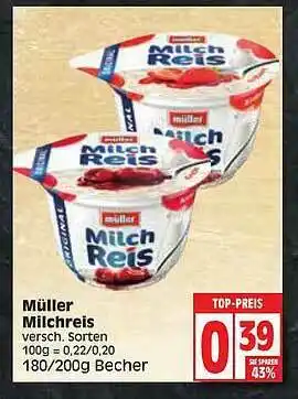 Edeka Müller Milchreis Angebot