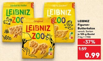 Kaufland LEIBNIZ Figuren-Butterkekse 125 g Beutel Angebot