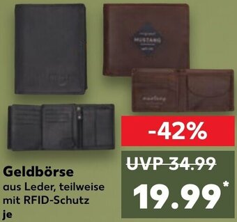 Kaufland Mustang Geldbörse Angebot