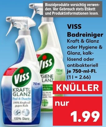 Kaufland VISS Badreiniger 750 ml Fl. Angebot