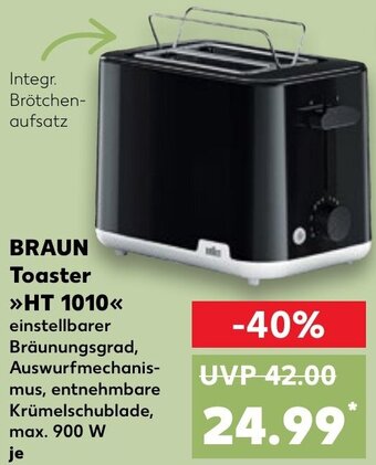 Kaufland BRAUN Toaster HT 1010 Angebot