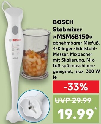 Kaufland BOSCH Stabmixer MSM6B150 Angebot