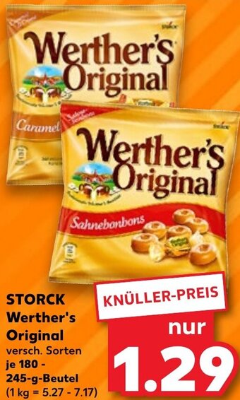Kaufland STORCK Werther's Original 180-245 g Beutel Angebot