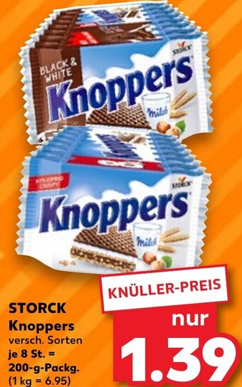 Kaufland STORCK Knoppers 200 g Packg. Angebot