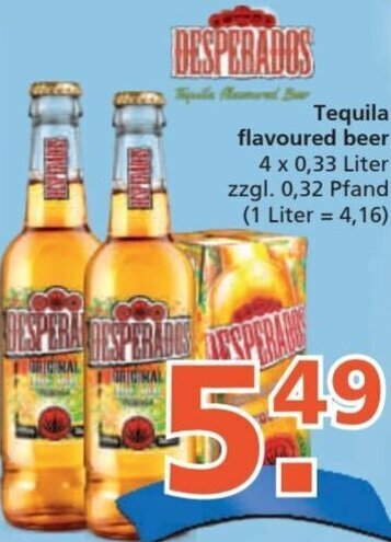 Desperados Beer, 0,33 l