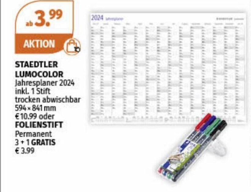 Staedtler jahresplaner lumocolor set 2021 Clearance