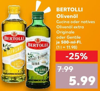 Kaufland BERTOLLI Olivenöl 500 ml Fl. Angebot