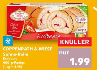 Kaufland COPPENRATH & WIESE Sahne-Rolle 400 g Packg. Angebot