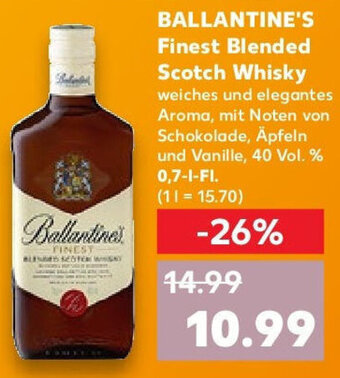 Kaufland BALLANTINE'S Finest Blended Scotch Whisky 0,7-l-Fl. Angebot