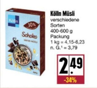 nah & gut Kölln Müsli 400-600 g Angebot