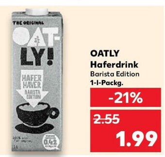 Kaufland OATLY Haferdrink 1-l-Packg. Angebot