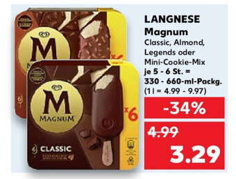 Kaufland LANGNESE Magnum 330-660 ml Packg. Angebot