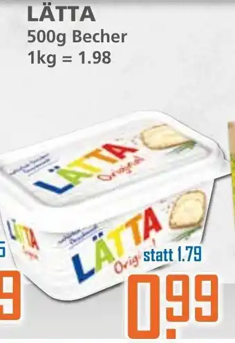 Klaas und Kock Lätta 500g Becher Angebot