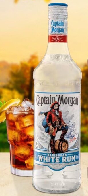 Lidl CAPTAIN MORGAN WHITE RUM 0,7 L-Fl. Angebot