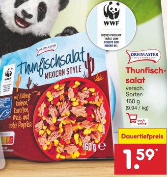 Netto Marken-Discount DREIMASTER Thunfischsalat 160 g Angebot