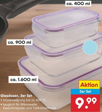 Netto Marken-Discount Steuber Glasdosen, 3er Set Angebot