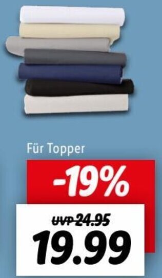 Lidl biberna Jersey-Spannbettlaken Angebot