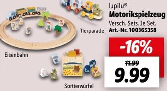 Lidl lupilu Motorikspielzeug Angebot