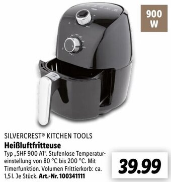 Lidl SILVERCREST KITCHEN TOOLS Heißluftfritteuse SHF 900 A1 Angebot