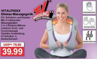 Famila Nord West VITALMAXX Shiatsu-Massagegerät Angebot