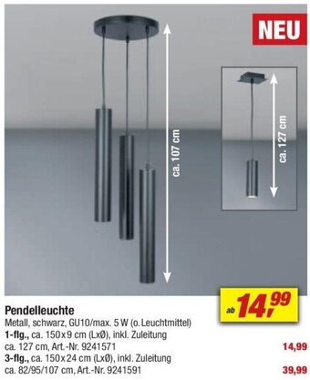 toom Baumarkt Pendelleuchte Angebot